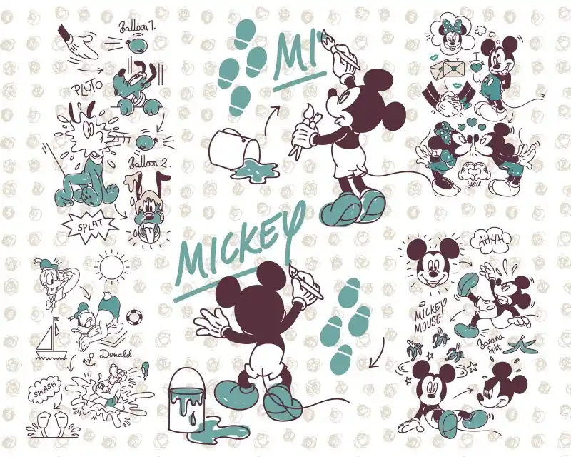 FOTOTAPETA DX7-026 Mickey and Friends Super okazja