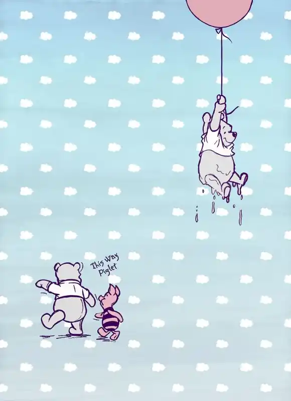FotoTAPETA 4-4025 Winnie Pooh Piglet Ekspresowa dostawa