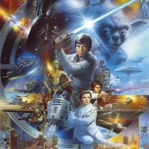 Darmowy zwrot FotoTAPETA 4-441 STAR WARS LUKE SKYWALKER COLLAGE