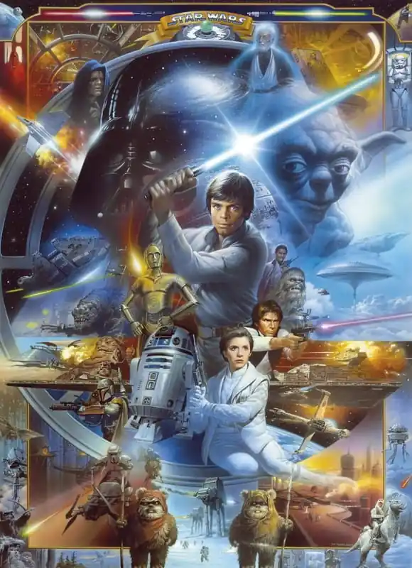 Darmowy zwrot FotoTAPETA 4-441 STAR WARS LUKE SKYWALKER COLLAGE