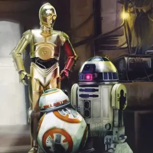 FotoTAPETA 4-447 STAR WARS THREE DROIDS Popularny