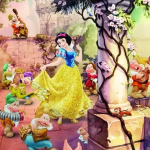FotoTAPETA 4-494 Dancing Snow White Darmowy zwrot