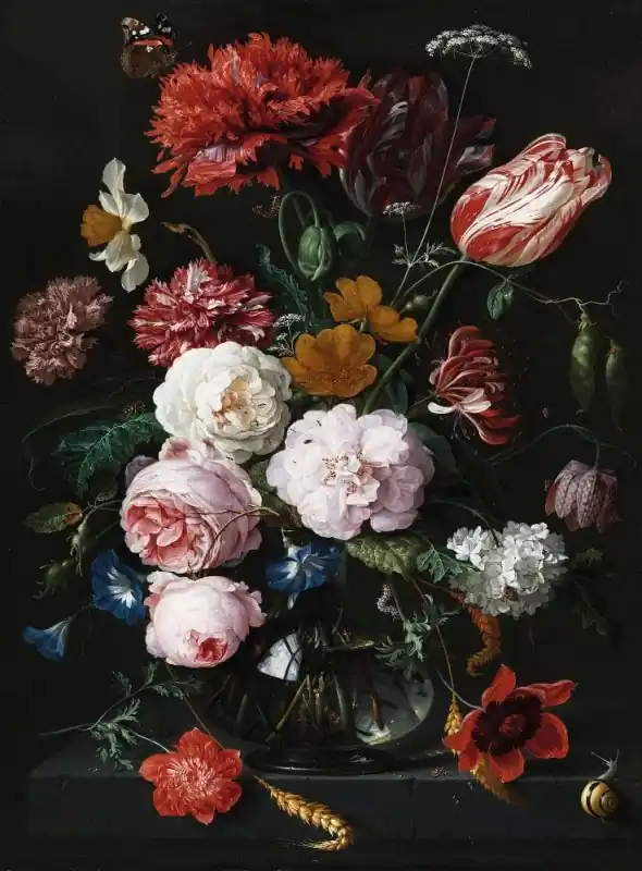 FotoTAPETA Flizelinowa 5466-4 de Heem - Vase of Flowers Sprawdź teraz