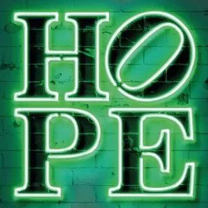 FotoTAPETA Flizelinowa 5480-4 Neon Tube Hope Promocja