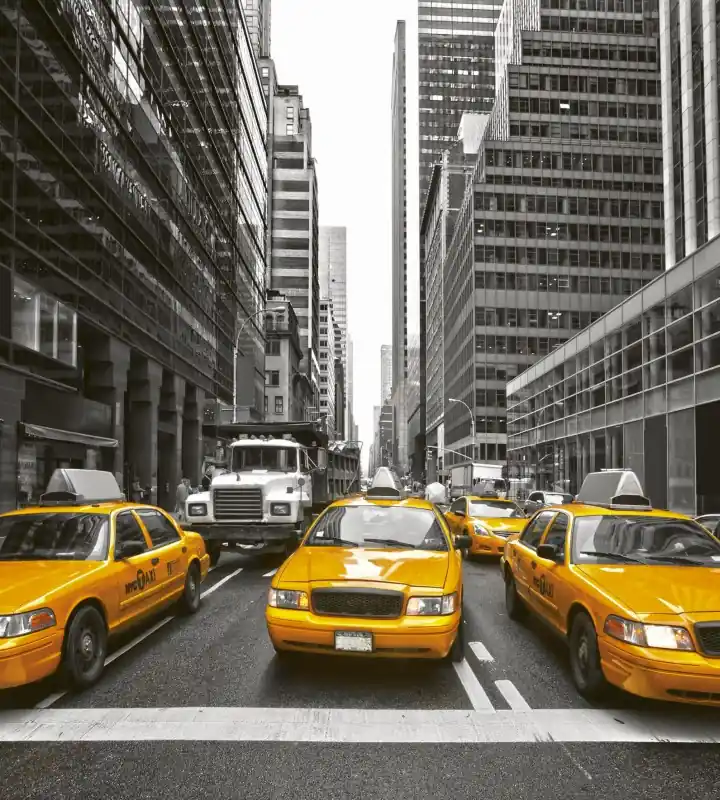 Fototapeta na flizelinie MS-3-0008 YELLOW TAXI Promocja