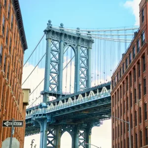 Fototapeta na flizelinie MS-3-0012 MANHATTAN BRIDGE Wysoka jakość