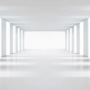 Fototapeta na flizelinie MS-3-0036 WHITE CORRIDOR Do wyczerpania zapasów