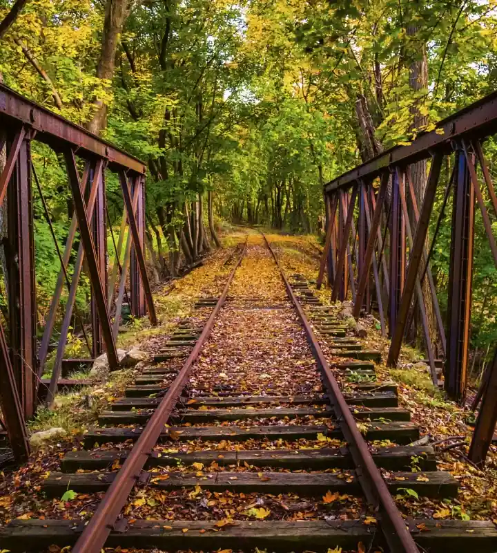 Fototapeta na flizelinie MS-3-0055 RAILROAD Nowość