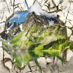 Fototapeta na flizelinie MS-3-0071 BREAK WALL Wyjątkowa oferta