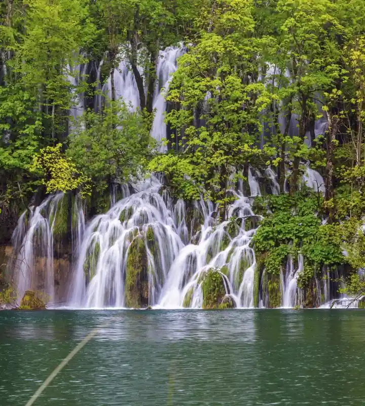 Bezpieczna płatność Fototapeta na flizelinie MS-3-0078 PLITVICE LAKES
