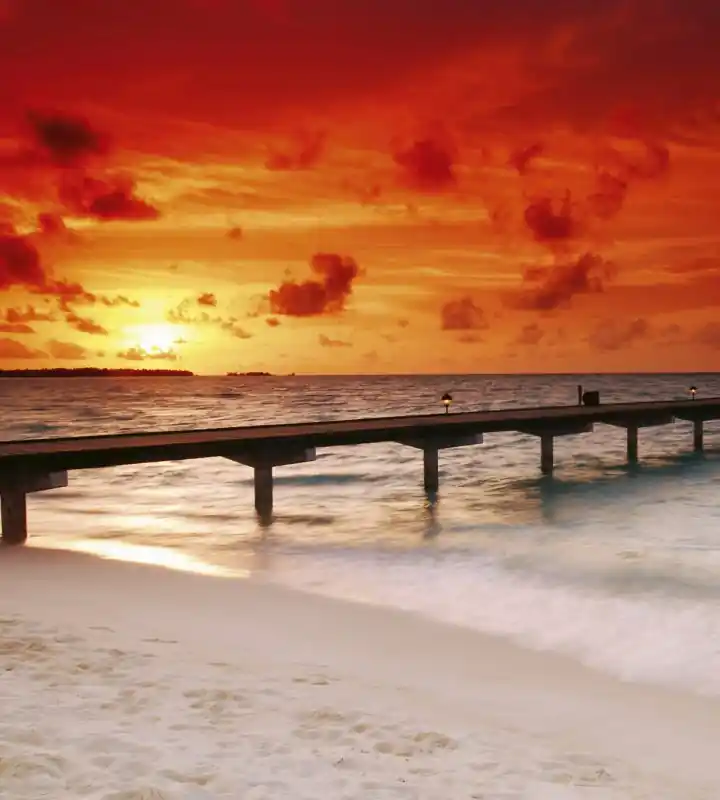 Zamów dziś Fototapeta na flizelinie MS-3-0191 JETTY IN SUNSET