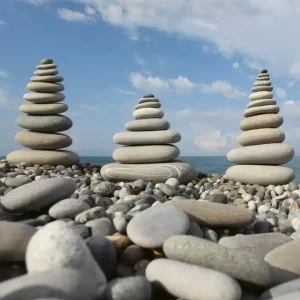 Fototapeta na flizelinie MS-3-0204 STACK OF STONES Kup online