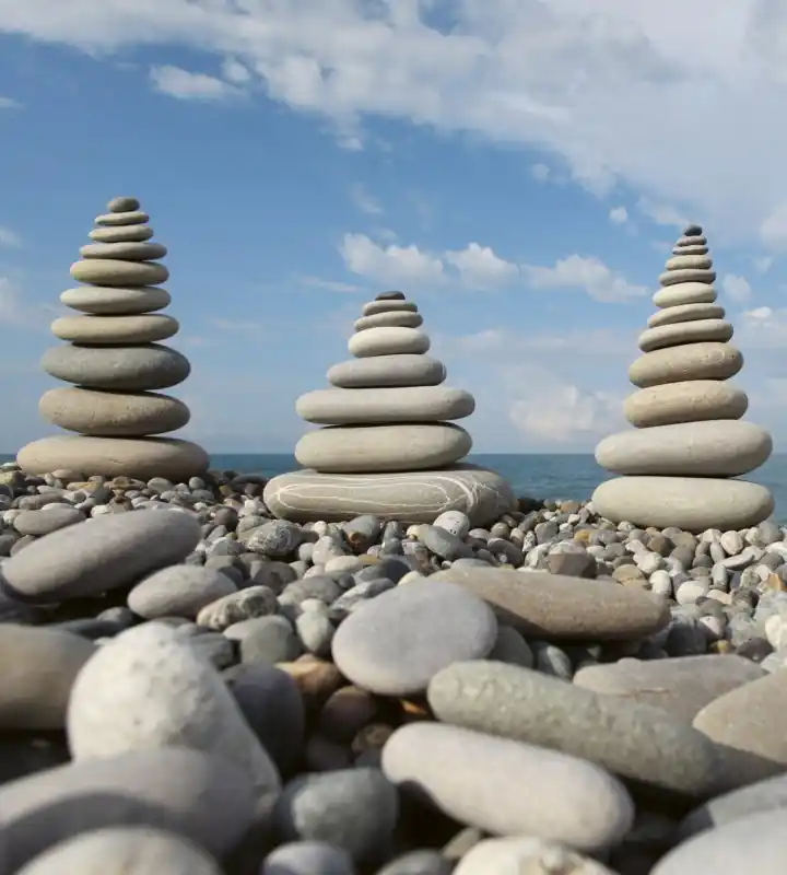Fototapeta na flizelinie MS-3-0204 STACK OF STONES Kup online
