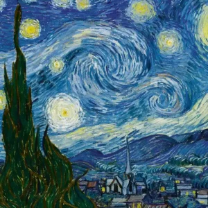 Fototapeta na flizelinie MS-3-0250 THE STARRY NIGHT - VINCENT VAN GOGH Zamów dziś