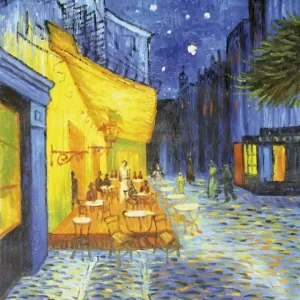 Fototapeta na flizelinie MS-3-0251 CAFE TERRACE - VINCENT VAN GOGH Hit sprzedaży