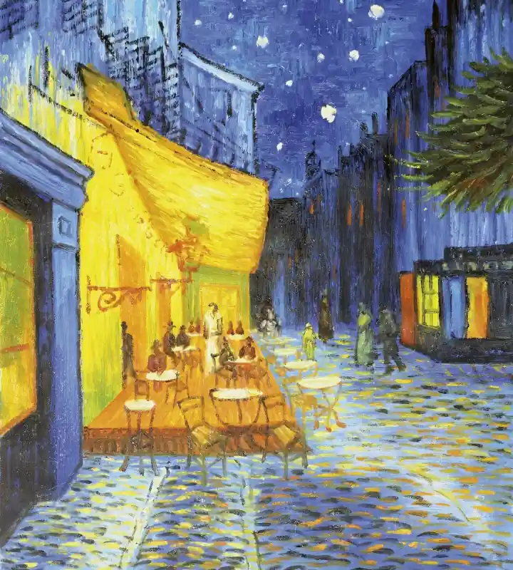Fototapeta na flizelinie MS-3-0251 CAFE TERRACE - VINCENT VAN GOGH Hit sprzedaży