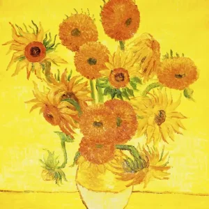 Fototapeta na flizelinie MS-3-0252 SUNFLOWERS - VINCENT VAN GOGH Darmowa dostawa
