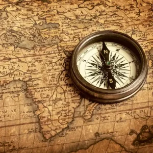 Fototapeta na flizelinie MS-3-0264 COMPASS Łatwy zwrot