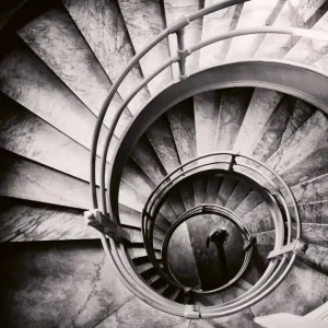 Nowość Fototapeta na flizelinie MS-3-0271 SPIRAL STAIRS