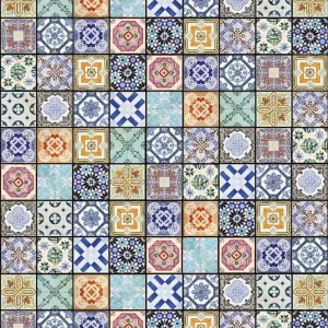 Fototapeta na flizelinie MS-3-0276 VINTAGE TILES Taniej
