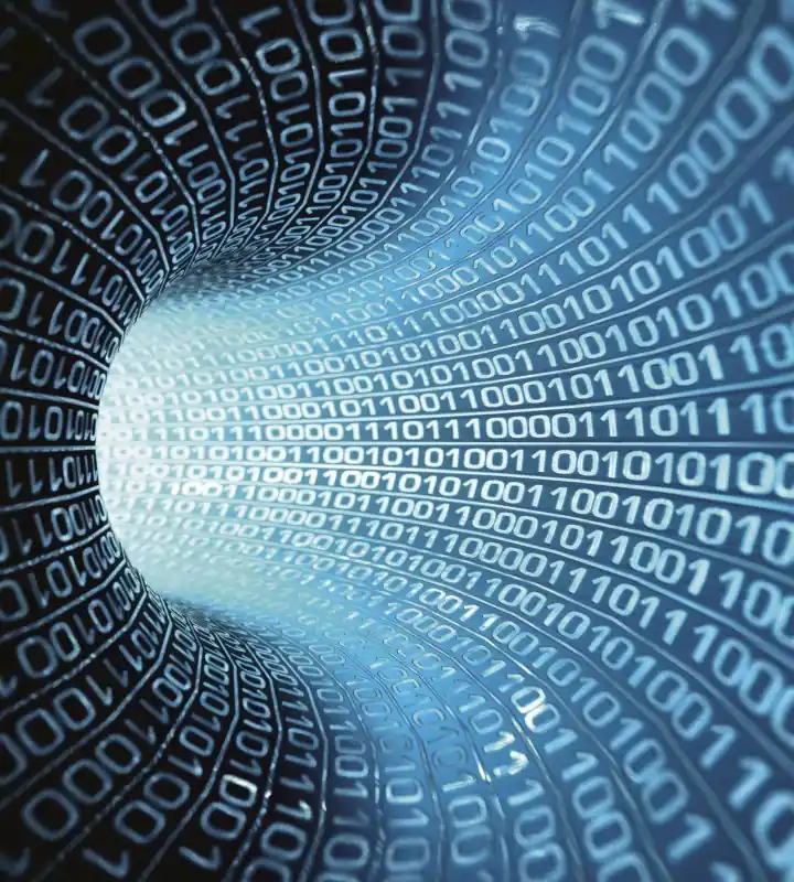Fototapeta na flizelinie MS-3-0283 BINARY STREAM Do wyczerpania zapasów