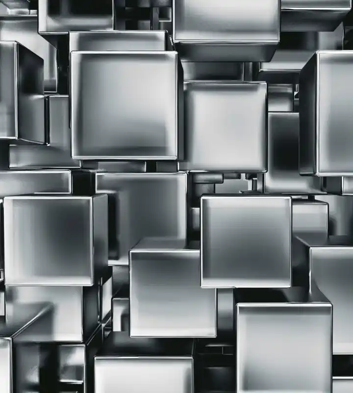 Fototapeta na flizelinie MS-3-0285 METAL CUBES Taniej