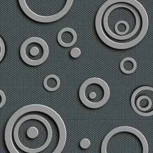 Fototapeta na flizelinie MS-3-0302 METAL CIRCLES Nowość