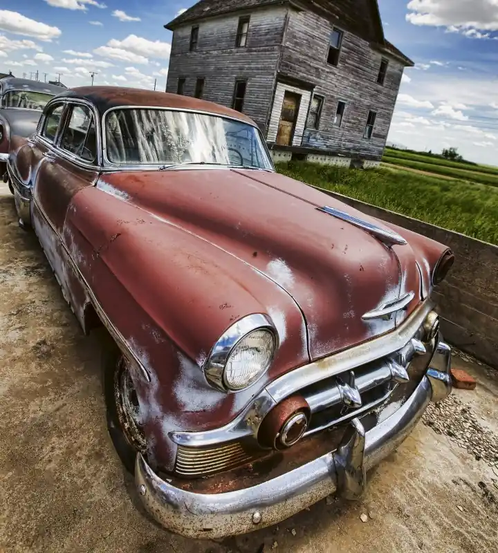 Fototapeta na flizelinie MS-3-0308 VETERAN CAR Bezpieczna płatność