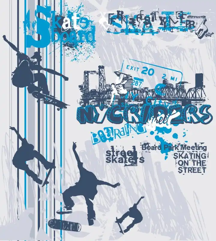 Fototapeta na flizelinie MS-3-0313 SKATE Zamów teraz