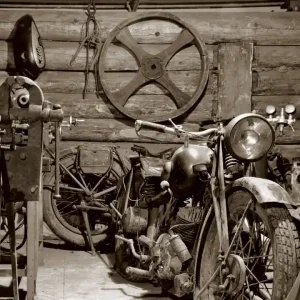 Fototapeta na flizelinie MS-3-0319 VINTAGE GARRAGE Sprawdź teraz