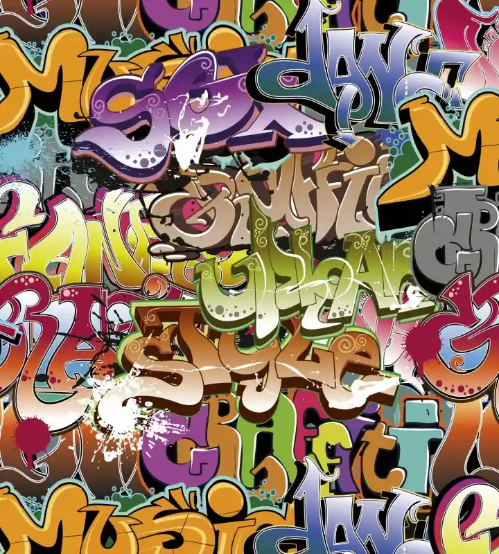 Tani Fototapeta na flizelinie MS-3-0322 GRAFFITI ART.