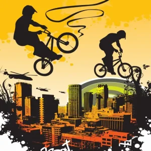 Fototapeta na flizelinie MS-3-0326 BICYCLE Kup online