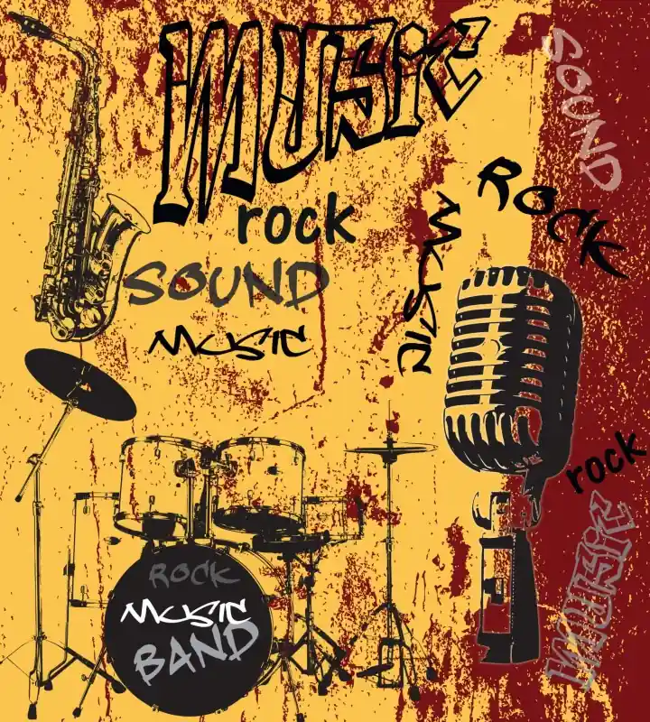 Fototapeta na flizelinie MS-3-0330 MUSIC ORANGE Rabat