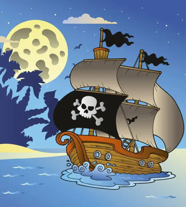 Fototapeta na flizelinie MS-3-0335 PIRATE SHIP Ostatnia szansa