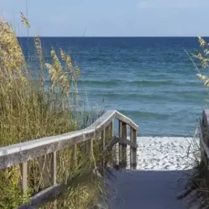 Wysoka jakość Fototapeta na flizelinie MP-2-0212 SANDY BOARDWALK