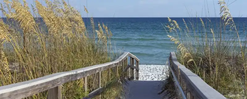 Wysoka jakość Fototapeta na flizelinie MP-2-0212 SANDY BOARDWALK