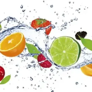 Ostatnia szansa Fototapeta na flizelinie MP-2-0239 FRUITS IN WATER