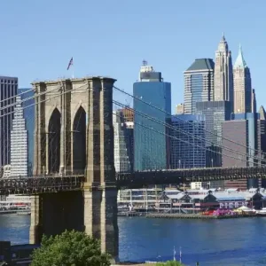 Nowość Fototapeta na flizelinie MS-2-0001 BROOKLYN BRIDGE