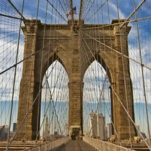 Fototapeta na flizelinie MS-2-0005 BROOKLYN BRIDGE Wysoka jakość