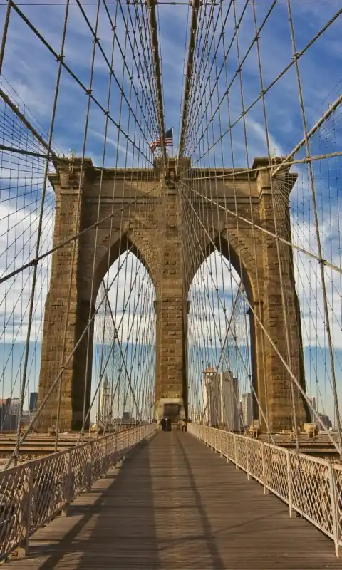 Fototapeta na flizelinie MS-2-0005 BROOKLYN BRIDGE Wysoka jakość