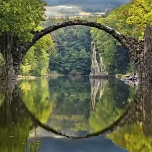 Tani Fototapeta na flizelinie MS-2-0060 ARCH BRIDGE