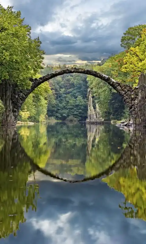 Tani Fototapeta na flizelinie MS-2-0060 ARCH BRIDGE
