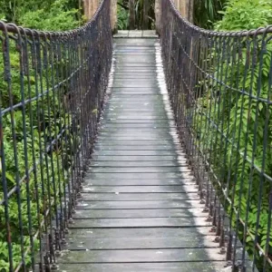 Fototapeta na flizelinie MS-2-0084 FOOTBRIDGE Hit cenowy