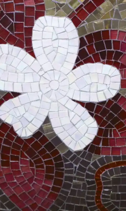 Cena promocyjna Fototapeta na flizelinie MS-2-0114 RED MOSAIC