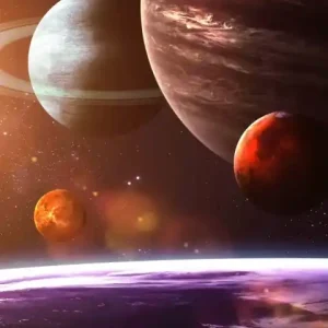 Fototapeta na flizelinie MS-2-0188 SOLAR SYSTEM Zniżka