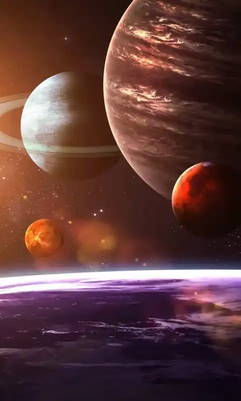 Fototapeta na flizelinie MS-2-0188 SOLAR SYSTEM Zniżka