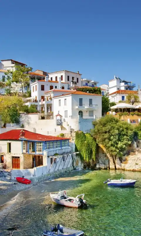 Fototapeta na flizelinie MS-2-0197 GREECE COAST Wyjątkowa oferta