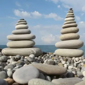 Fototapeta na flizelinie MS-2-0204 STACK OF STONES Taniej