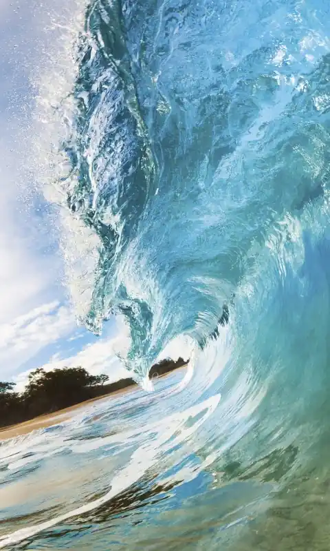 Nie przegap Fototapeta na flizelinie MS-2-0213 OCEAN WAVE