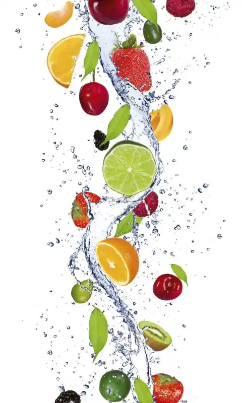 Obniżka ceny Fototapeta na flizelinie MS-2-0239 FRUITS IN WATER